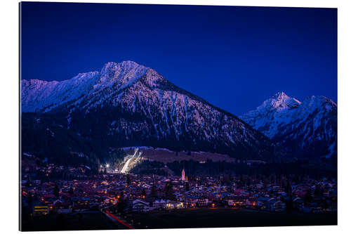 Gallery print Oberstdorf City Lights