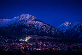 Magnettafel Oberstdorf, Lichter der Stadt