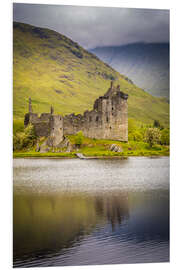 Foam board print Kilchurn Castle in the Highlands, Scotland