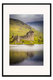 Gerahmter Kunstdruck Kilchurn Castle in den Highlands, Schottland