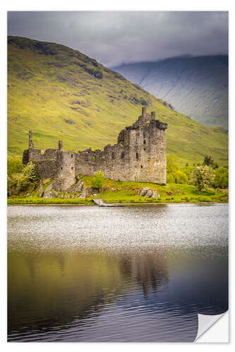 Wandsticker Kilchurn Castle in den Highlands, Schottland