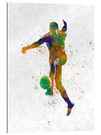 Tableau en plexi-alu Soccer Player XXXI