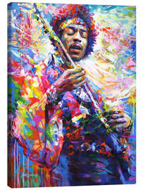 Stampa su tela  Jimi Hendrix II - Leon Devenice