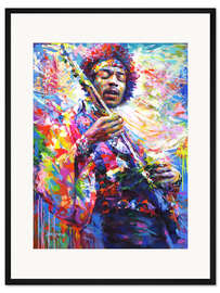 Gerahmter Kunstdruck Jimi Hendrix II
