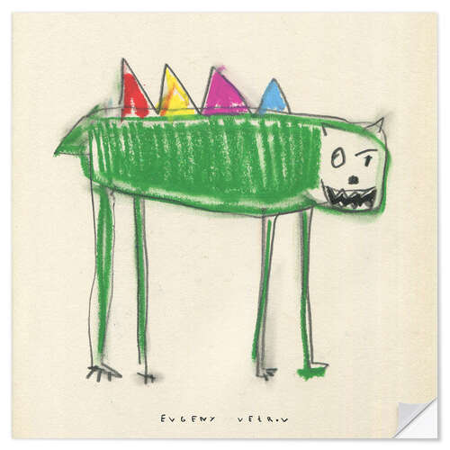 Vinilo para la pared Birthday Dog