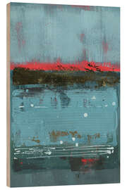 Hout print Reflection on the Water