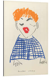 Magnettafel Portrait With Orange Hair