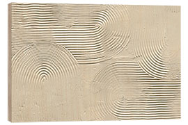 Holzbild Texture Lines II