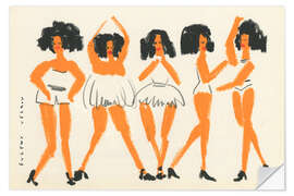 Wall sticker Dancing Girls