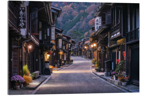 Gallery print Historic Old Town of Narai Juku, Japan