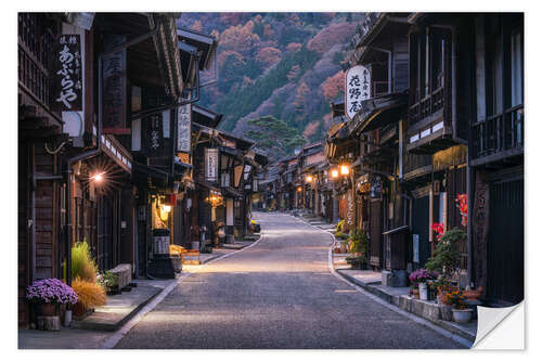 Naklejka na ścianę Historic Old Town of Narai Juku, Japan