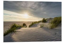 Foam board print Sunset on the Dune Beach