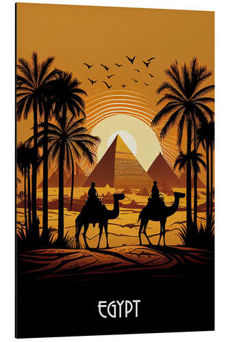 Stampa su alluminio Travel to Egypt