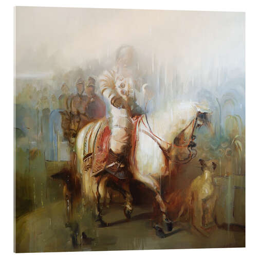 Akrylglastavla Mounted Rider
