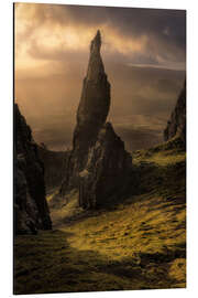 Aluminium print The Needle in the Quiraing on the Isle of Skye