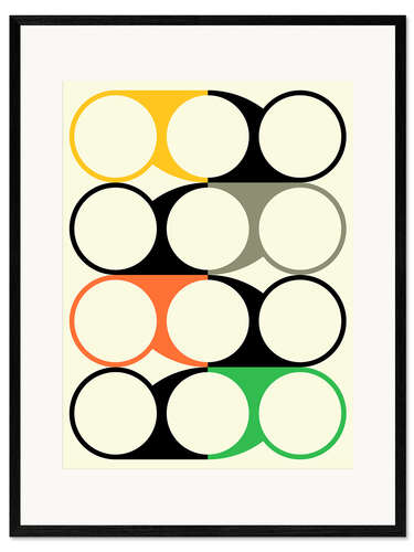 Kunsttryk i ramme Bauhaus Sector