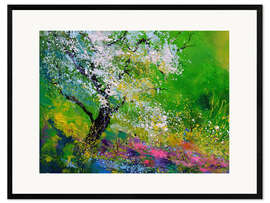 Impression artistique encadrée Blooming Tree