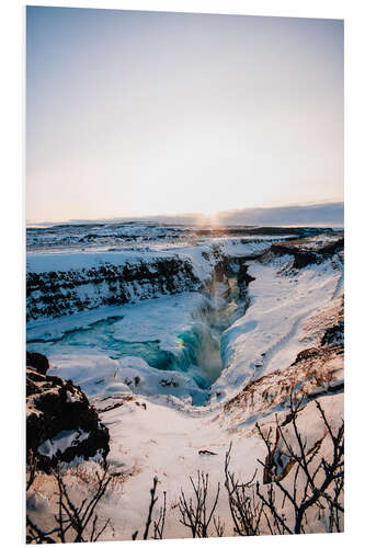 PVC-tavla Gullfoss waterfall