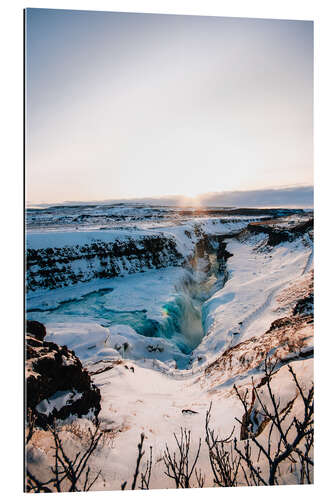 Cuadro de plexi-alu Gullfoss waterfall