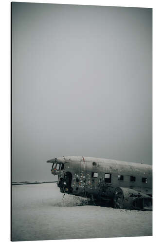 Aluminiumsbilde DC3 plane wreckage off Solheimasandur in Iceland