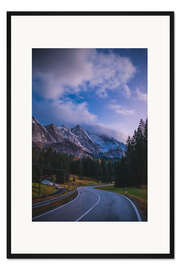 Gerahmter Kunstdruck Eibseestraße