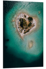 Magnettafel Eibsee Insel