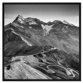 Gerahmter Kunstdruck Grossglockner Hochalpenstraße