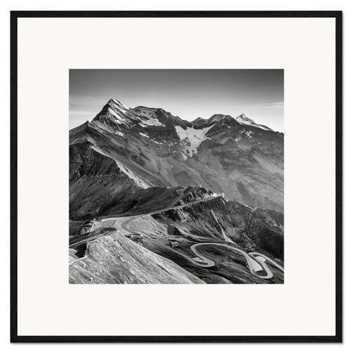 Plakat artystyczny premium w ramie Grossglockner High Alpine Road