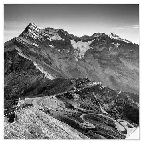 Naklejka na ścianę Grossglockner High Alpine Road