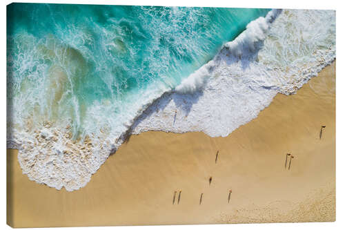 Canvas print People on the beach