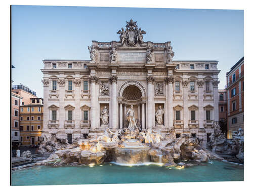 Alubild Trevi-Brunnen in Rom, Italien