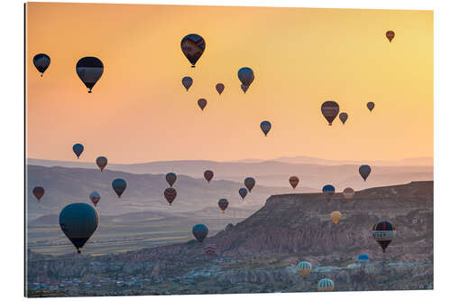 Gallery Print Heißluftballons fliegen in Kappadokien