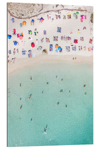 Galleriprint Colorful bathing beach in summer