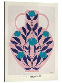 Gallery print Vase with symmetrical roses design