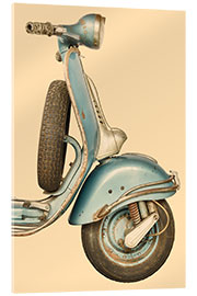 Obraz na szkle akrylowym  Vintage Italian Scooter - Martin Bergsma