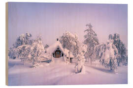 Puutaulu Snowy cottage in Lapland