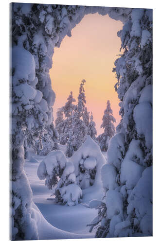 Acrylic print The Gate of Ice