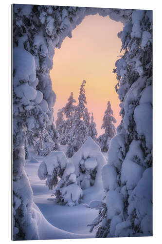 Tableau en plexi-alu The Gate of Ice