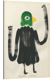 Magnettafel Schräger Vogel