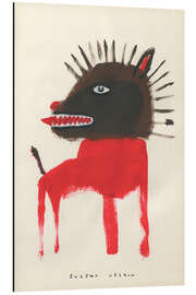 Magnettafel Roter Hund