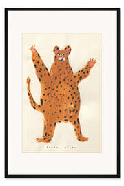 Gerahmter Kunstdruck Leopard