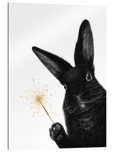 Galleritryck Easter Rabbit with sparkler