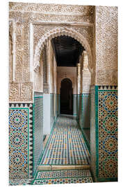 Foam board print Moroccan architecture