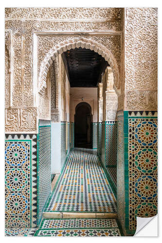 Selvklebende plakat Moroccan architecture