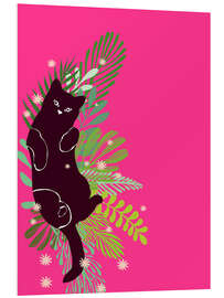 Quadro em PVC Playing cat