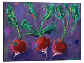 Magnettafel Radieschen