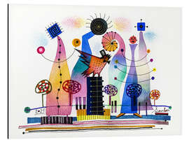 Magnettafel Denkmal für den Dichter