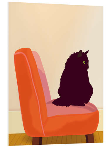 Obraz na PCV Cat on a red armchair