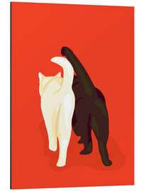 Magnettafel Schwarz und Weiß zusammen