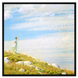 Gerahmter Kunstdruck Ein windiger Tag, 1908